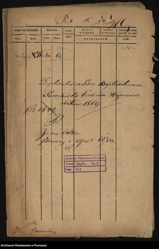 image.from.unit.number "Duplicatus ex libris baptisatorum"