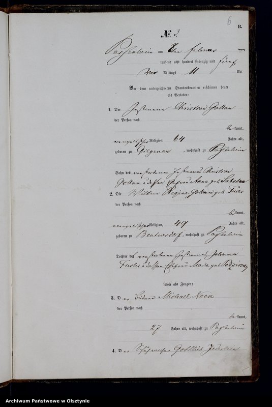 image.from.unit.number "Haupt-Heiraths-Register Nr 1 - 20"