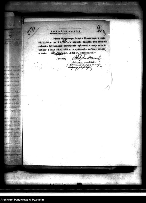 image.from.unit.number "Wyłączenie z art.4,5 ustawy o wykonaniu reformy rolnej z 28 XII 1925 r. miejscowości Lubstów, Nacięcie, Nowa Wieś-Sycowo, Leśniewo, Wielki Bór, osady we wsi Grondy, osady we wsi Lubstówek /Koło/"
