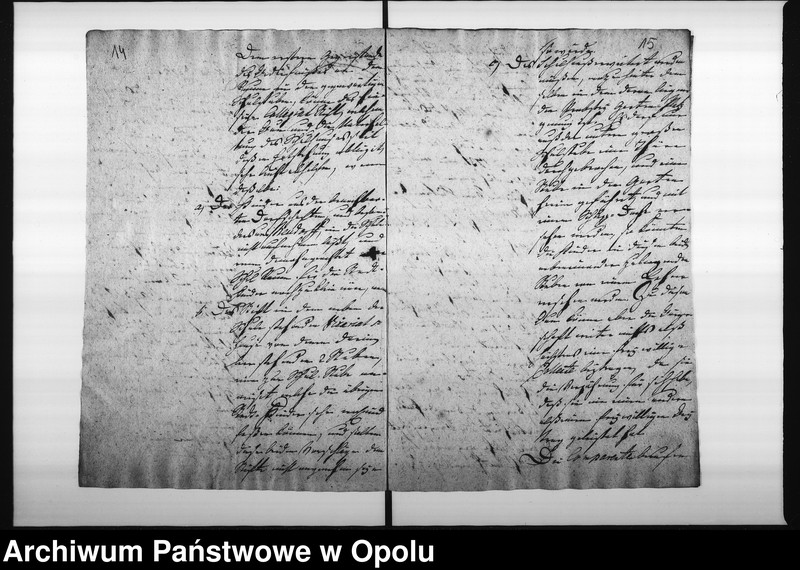 Obraz 14 z jednostki "Acta Specialia des Magistrats zu Oppeln wegen Vergrösserung der katholischen Stadt-Schule hieselbst"