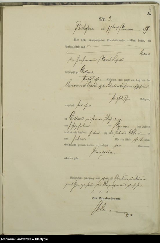 image.from.unit.number "Geburts-Haupt-Register Nr 1 - 43"
