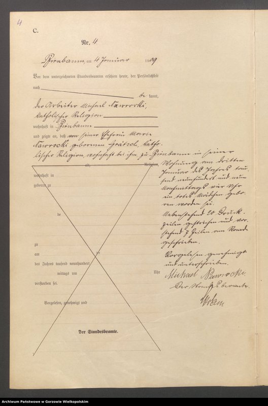 Obraz 6 z jednostki "Sterbe - Haupt - Register"