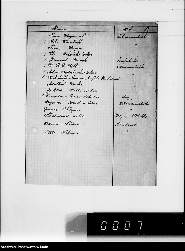 Obraz 5 z jednostki "W. [rachunki za dostawy towarów dla Getta]"