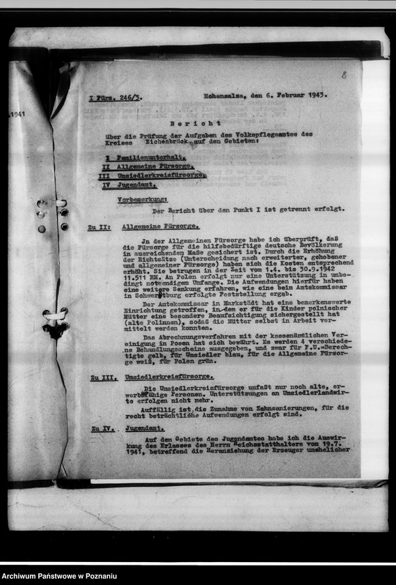 Obraz 12 z jednostki "Prüfung der Volkspflege und Jugendämter durch das Staatliche Gemeindeprüfungsamt."