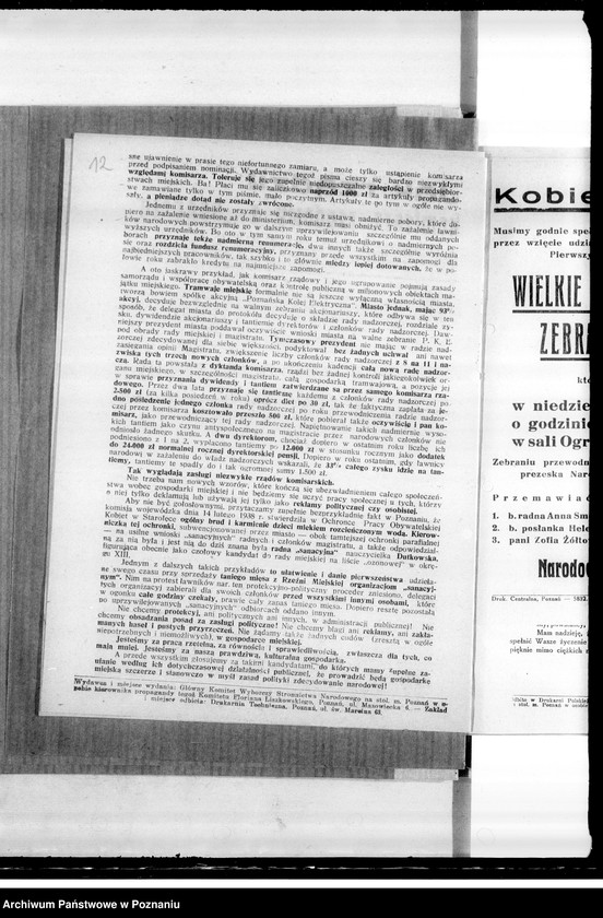 Obraz 16 z jednostki "Ulotki Stronnictwa Narodowego- przed wyborami samorządowymi miasta Poznania"