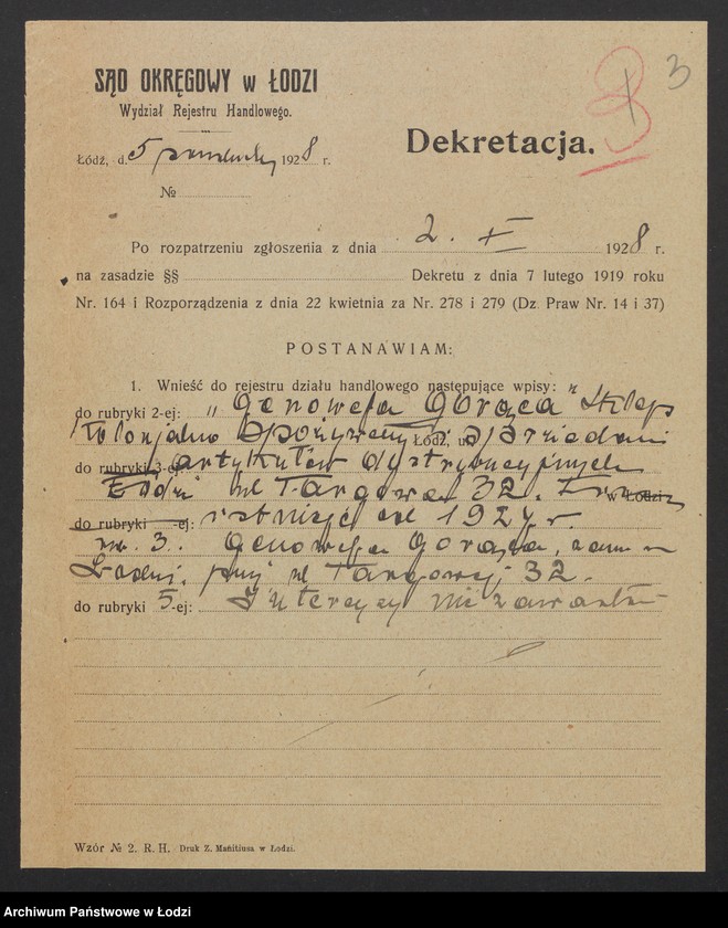 Obraz 5 z jednostki "Genowefa Gorąca – sklep kolonialno-spożywczy i sprzedaż artykułów dystrybucyjnych"