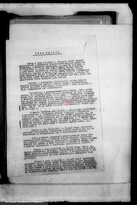 Obraz 5 z jednostki "Akta dodatkowe dotyczące majątku państwowego Grabionna powiatu wyrzyskiego /m.in. sprawy dzierżawy majątku/"