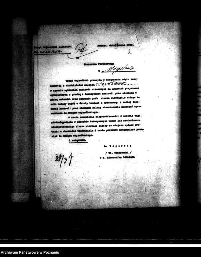 Obraz 6 z jednostki "Administracja przejściowa majątku Szydłowo powiatu mogileńskiego"