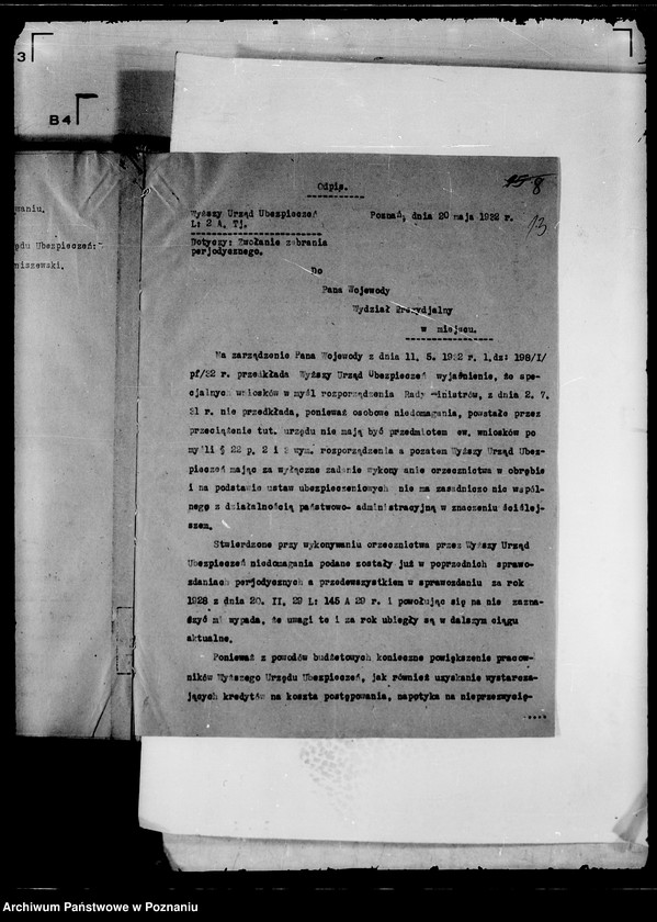 Obraz 16 z jednostki "Protokoły z zebrań periodycznych władz i urzędów II instancji"