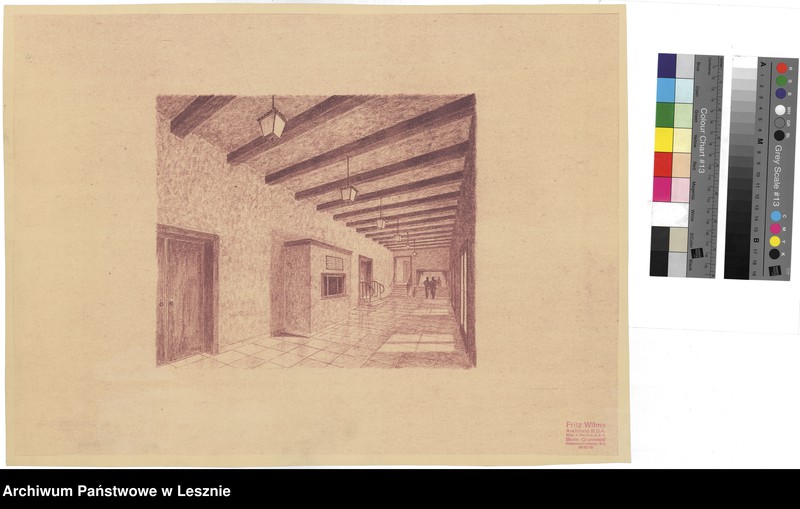 Obraz 2 z jednostki "Leszno miasto. Dokumentacja projektowa teatru."