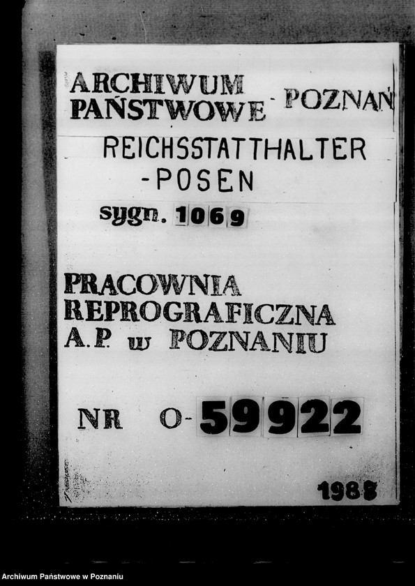 Obraz 1 z jednostki "Personalnachweisungen der Regierungen"