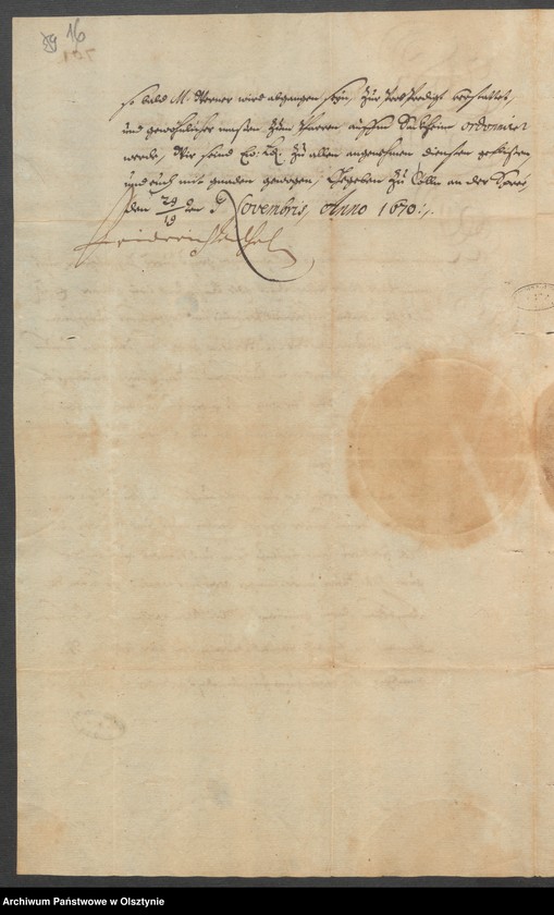 image.from.unit.number "Denunciationenen wegen Delicte u. [und] einer Anstellung in der Franz refor. [reformierte] Kirche"