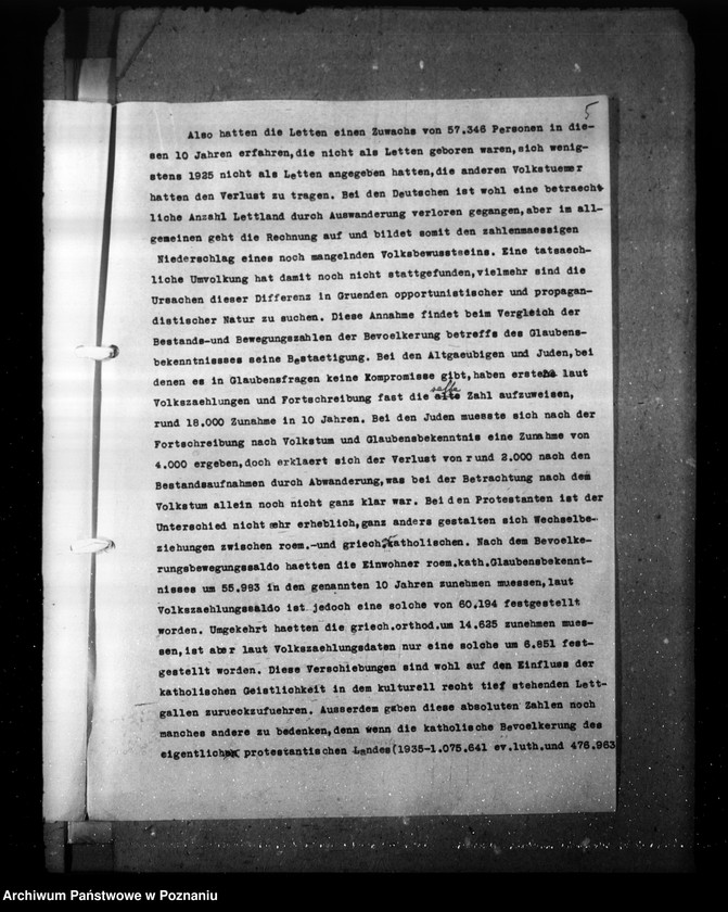 Obraz 9 z jednostki "Opracowanie dotyczące Lettlands Bevölkerungsentwicklung. Bevölkerungszustand"