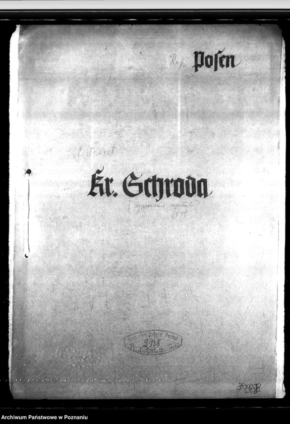 Obraz 4 z jednostki "Amtsärzte Kreis Schroda (Środa) - wyposażenie szpitali"
