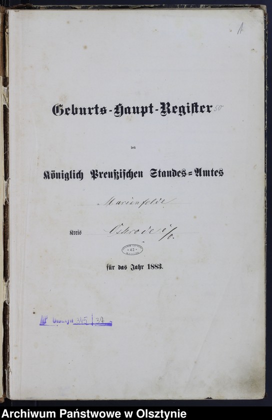 image.from.unit.number "Geburts-Haupt-Register Nr 1 - 181"