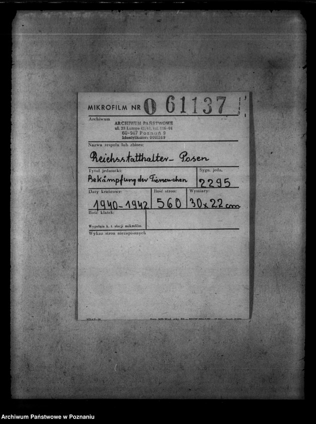 Obraz 2 z jednostki "Bekämpfung der Tierseuchen"