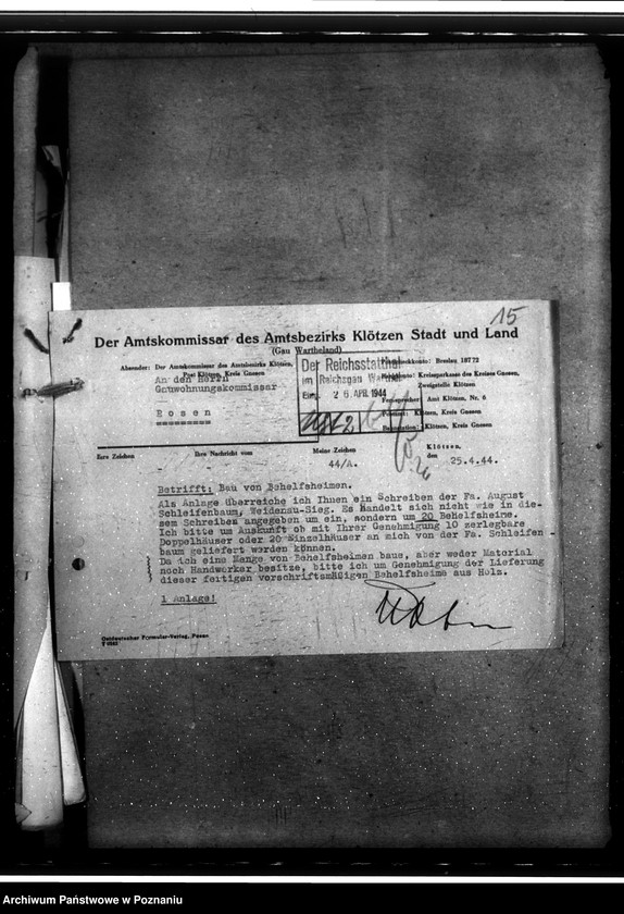 Obraz 20 z jednostki "DWH - Bau von Behelfsheimen aus Massiven Montagteilen"