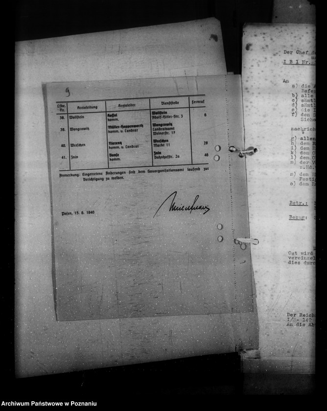 Obraz 13 z jednostki "Verzeichnis von Behördenadressen"