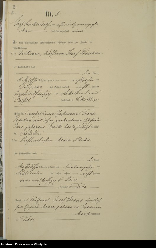 image.from.unit.number "Heiraths-Haupt-Register Nr 1 - 16"