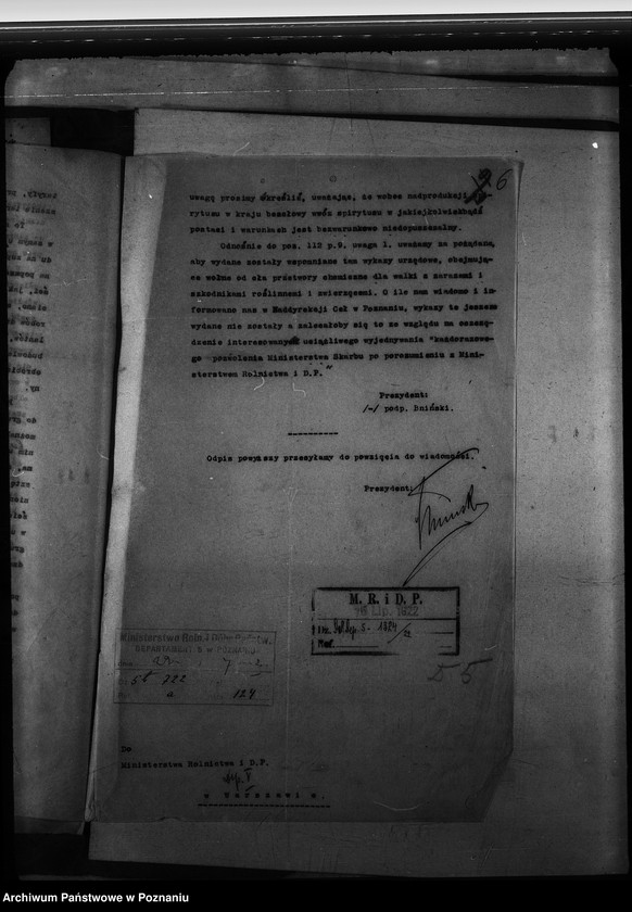 Obraz 10 z jednostki "Sprawy ogólno - administracyjne. Wywóz i przewóz - rozporządzenia"