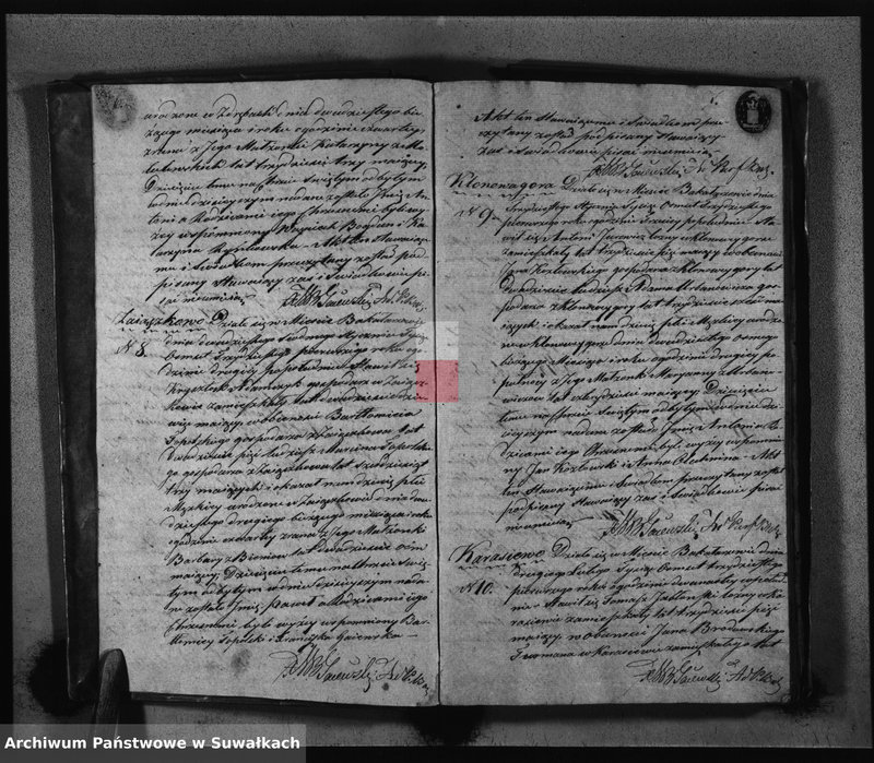image.from.unit.number "Księga Duplikat zamykająca w sobie Akta Urodzonych Zaślubionych i Zejscia z Roku 1831"