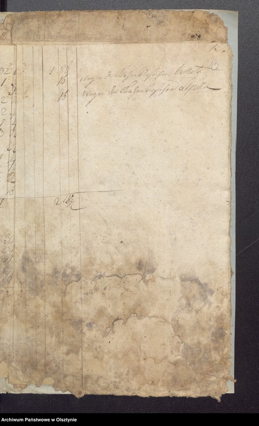 image.from.unit.number "Passenheimsche Stadt Kirchen Rechnung über Einnahme und Ausgabe"