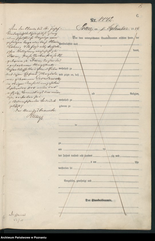 Obraz 10 z jednostki "Księga zgonów t. IV"