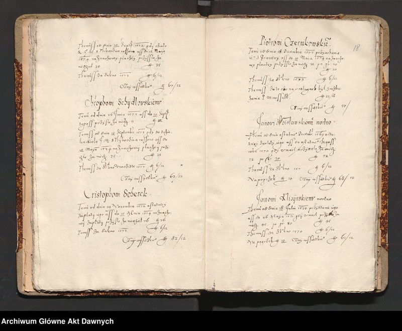 image.from.unit.number "Poczeth Urzednikow Dworzan y innych slug dworu KJM zmarlego którym wedlug decisiey Marschalka ad rationem sluzby zaplata bycz ma dnia 10 Junii Roku 1574 w Krakowie."