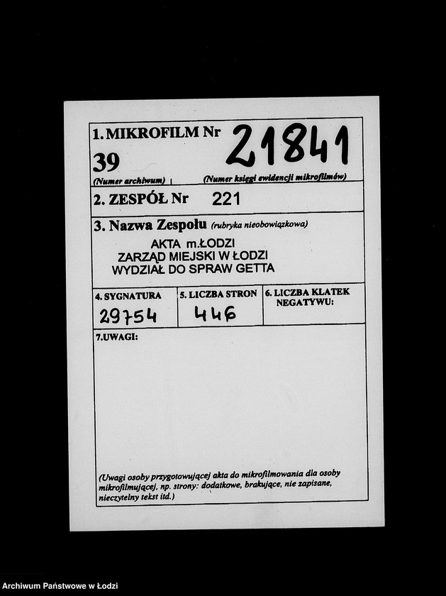 Obraz 2 z jednostki "Korrespondenz mit dem Ältesten der Juden"