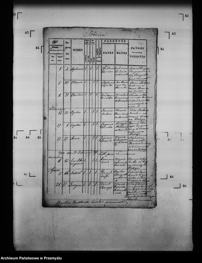 image.from.unit.number "[Kopie ksiąg metrykalnych parafii Surochów z filiami Sobiecin, Koniaczów (dekanat Jarosław)]"