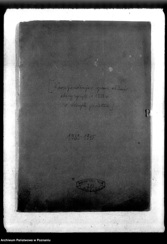 Obraz 4 z jednostki "Korespondencja w sprawie Niemców, którzy zginęli w 1939 roku w różnych powiatach"