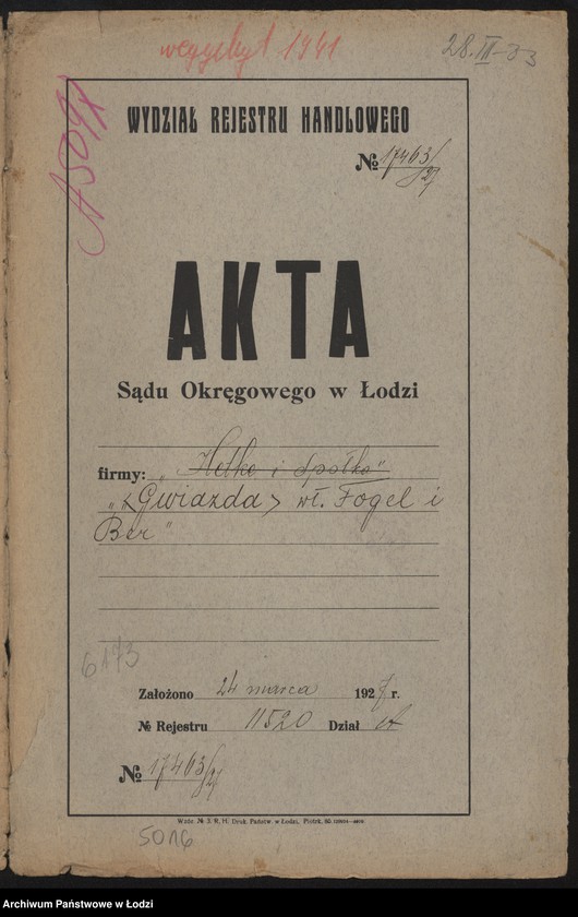 Obraz 2 z jednostki "Gwiazda- Fogel i Ber- młyn motorowy"