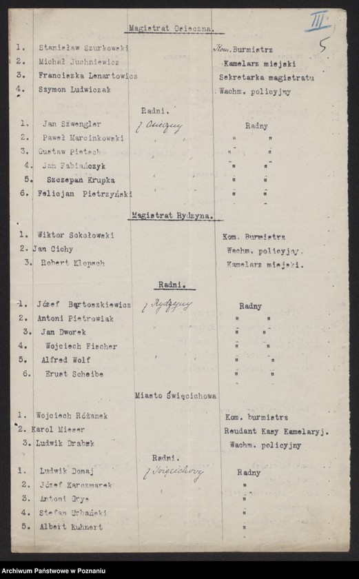 Obraz 7 z jednostki "[Dane statystyczne dotyczące powiatu leszczyńskiego] m.in. spis urzędników starostwa, lekarzy, wykazy stowarzyszeń, instytucji kredytowych, zakładów przemysłowych oraz miejscowości"