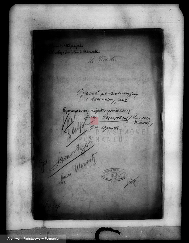 Obraz 4 z jednostki "Tymczasowy rejestr pomiarowy majątku Samostrzel /Śmielin i Kraczki/ powiatu wyrzyskiego"