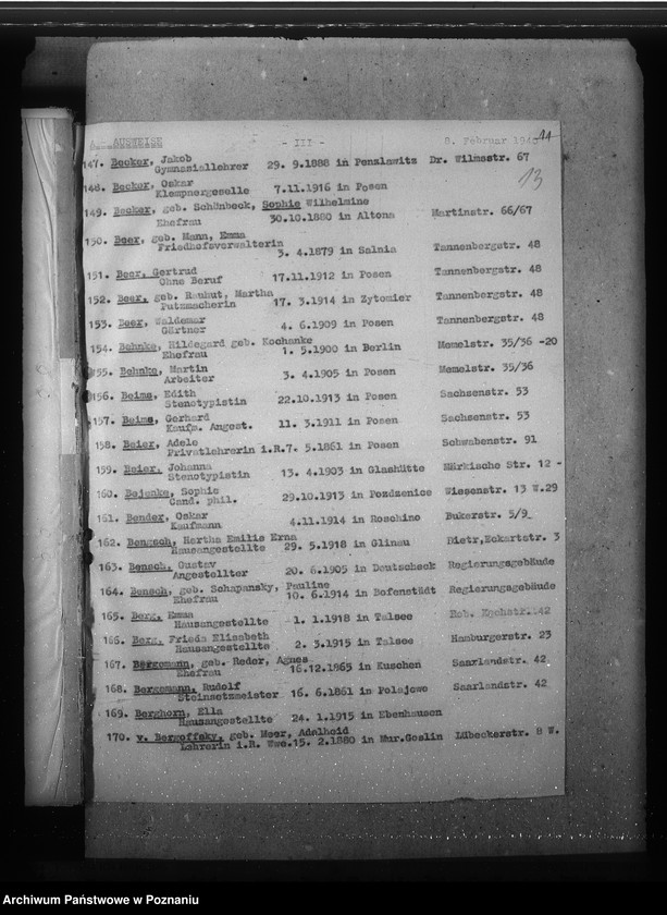 image.from.unit.number "Deutsche Volksliste. Allgemeiner Schriftverkehr mit den Bezirksstellen und mit den Zweigstellen"