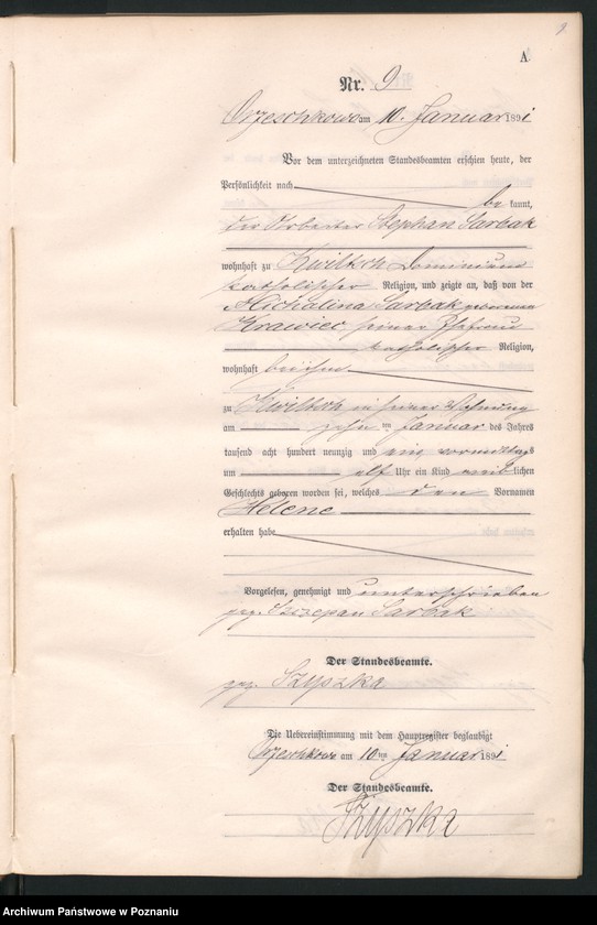 Obraz 12 z jednostki "Księga urodzeń"