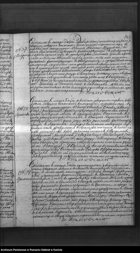 Obraz 15 z jednostki "Księga urodzeń, małżeństw, zgonów"