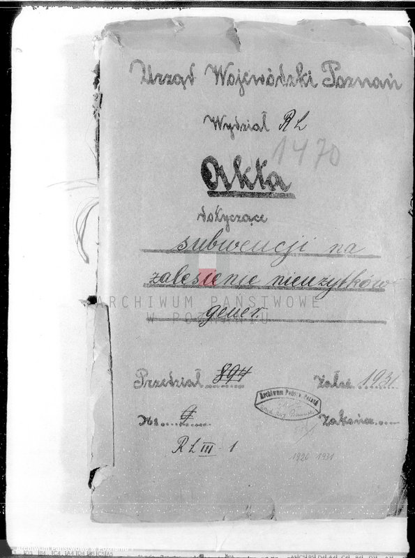 image.from.unit.number "Subwencje na zalesienie nieużytków /generalia/"
