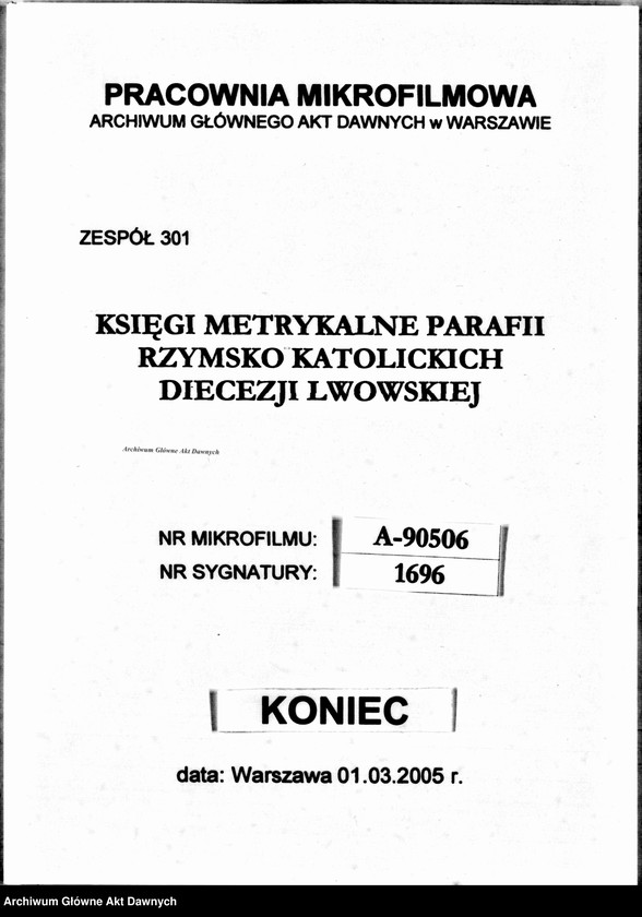 image.from.unit.number "Parafia: Chodorów. Dekanat: Świrz. Księga metrykalna urodzeń tylko dla wsi Dymidów."
