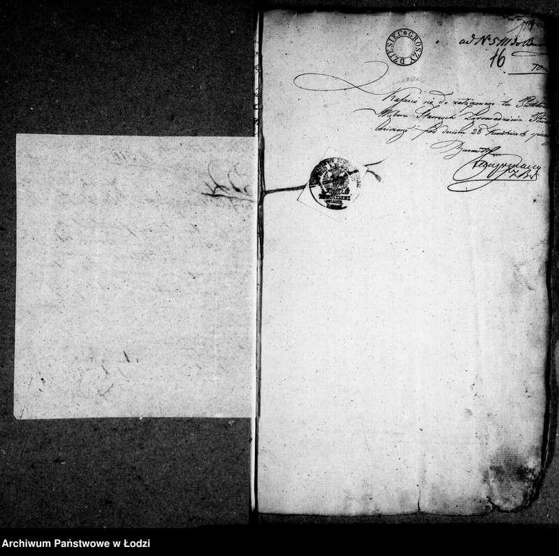 Obraz 15 z jednostki "Akta ławnika czynnego osady fabrycznej tyczące się cechu tkackiego"