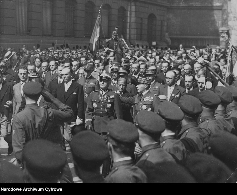 image.from.unit.number "Wizyta Generalnego Inspektora Sił Zbrojnych RP generała Edwarda Rydza-Śmigłego we Francji - pobyt w Paryżu"