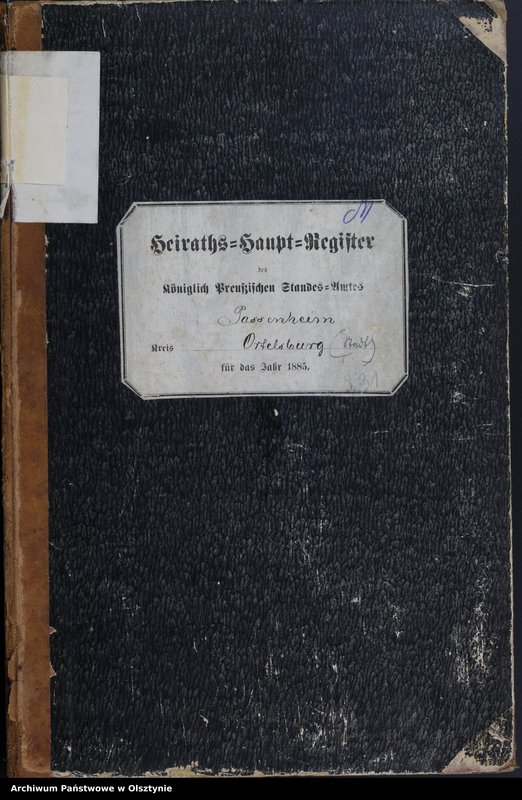 Obraz 2 z jednostki "Heiraths-Haupt-Register Nr 1 - 15"