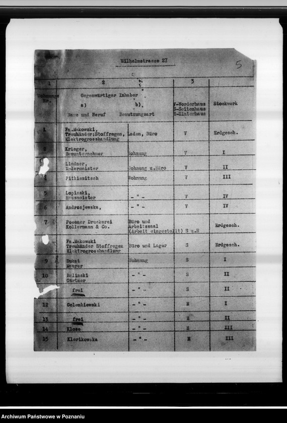 Obraz 9 z jednostki "Freimachung der Nebengebäude des Landeshauses."