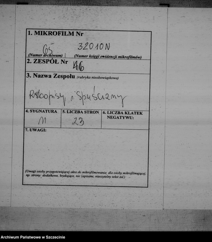 image.from.unit.number "Visitations - Abschied für das Concilium Academium zu Greifswald vom 20 November 1730."