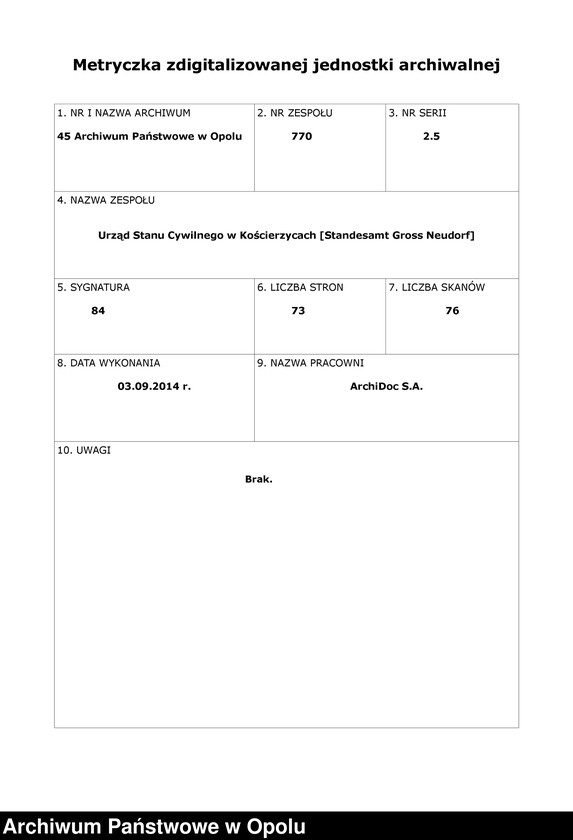 image.from.unit.number "Sterbe-Neben-Register Standes-Amt Gr.[oss] Neudorf 1885"