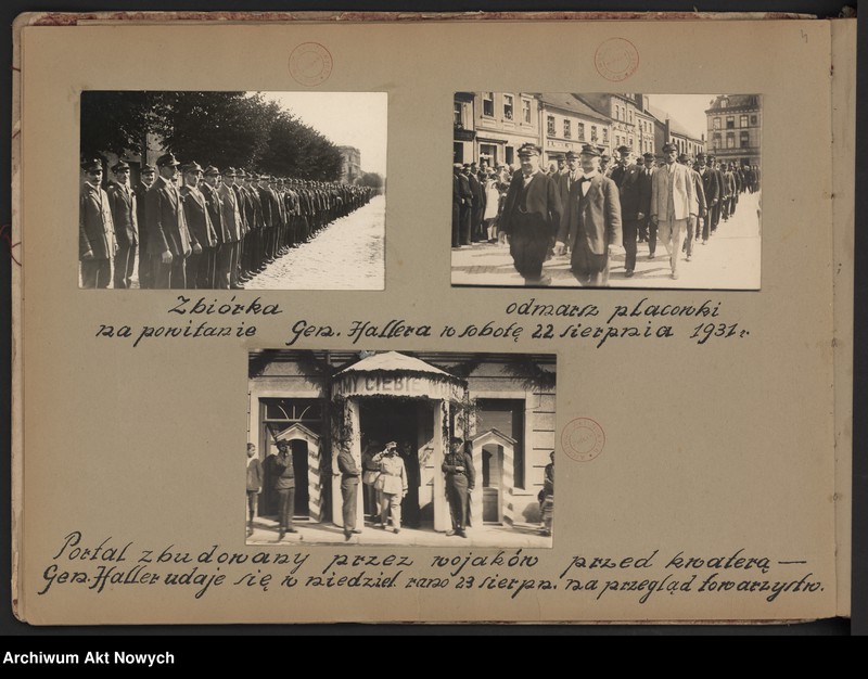 image.from.unit.number "Za wolność. Uroczystości 10-lecia istnienia Towarzystwa Powstańców i Wojaków w Starogardzie. Album fotografii ofiarowany Józefowi Hallerowi"