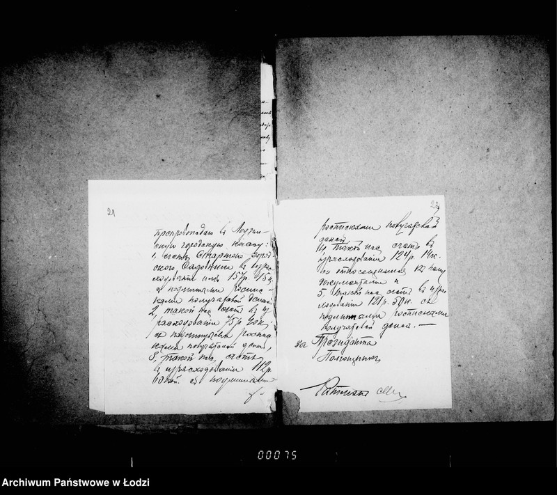 Obraz 18 z jednostki "O raschodach iz kredita 1905 g. na soderžanije v ispravnosti gorodskich sadov"