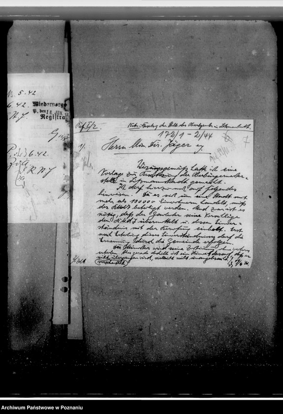 Obraz 11 z jednostki "Berufung zu Beigeordneten der Stadt Litzmannstadt (Łódź)"