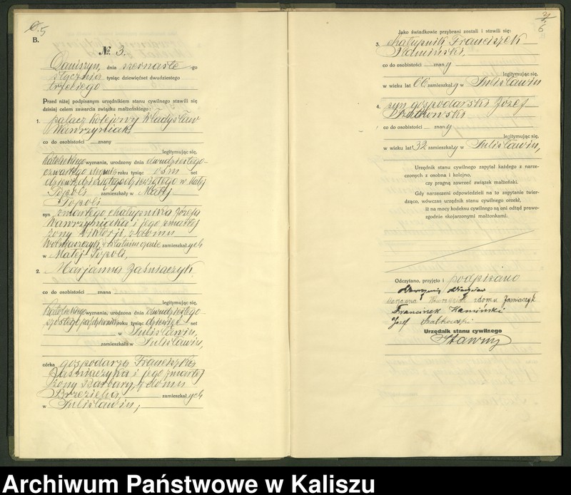 Obraz 6 z jednostki "[Księga małżeństw]"