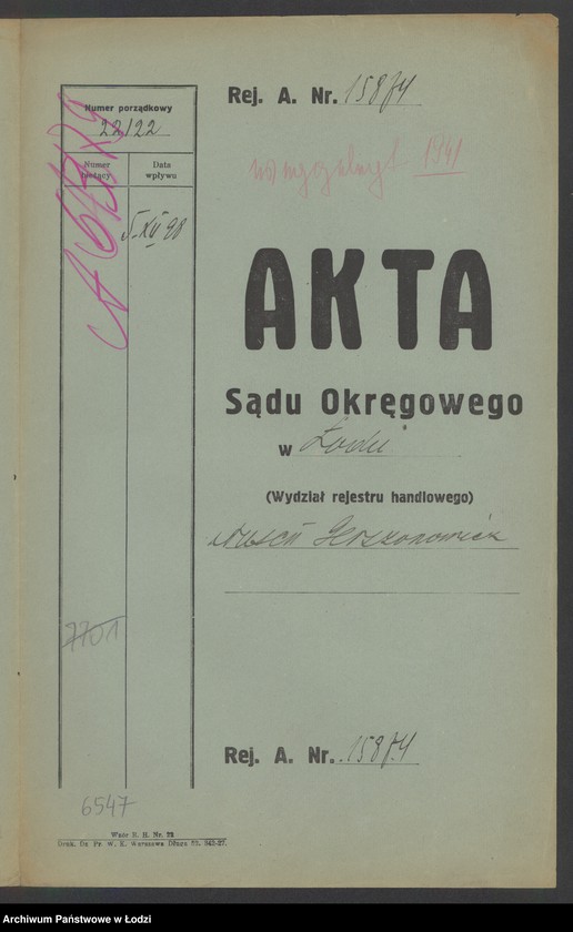 Obraz 2 z jednostki "Nusen Gerszonowicz – sklep spożywczy"